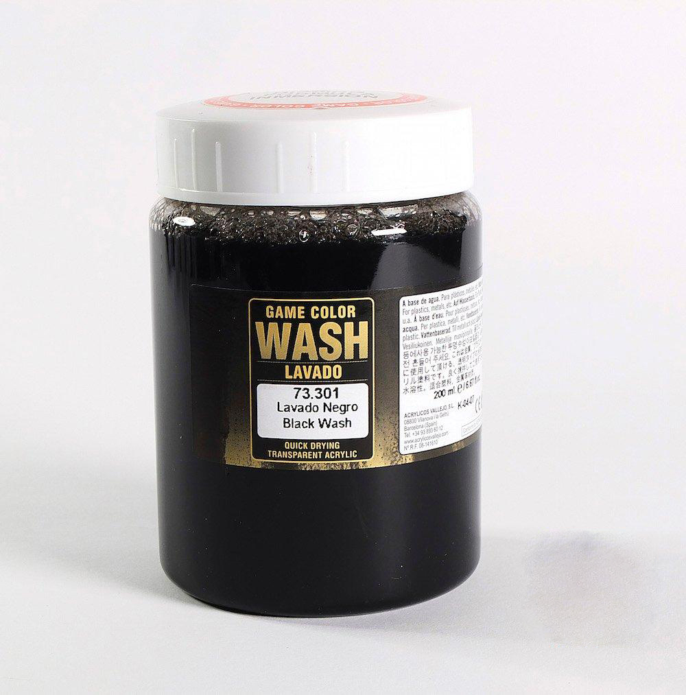 Vallejo Wash Dipping Formula Black - Washes & Pigments - Vallejo