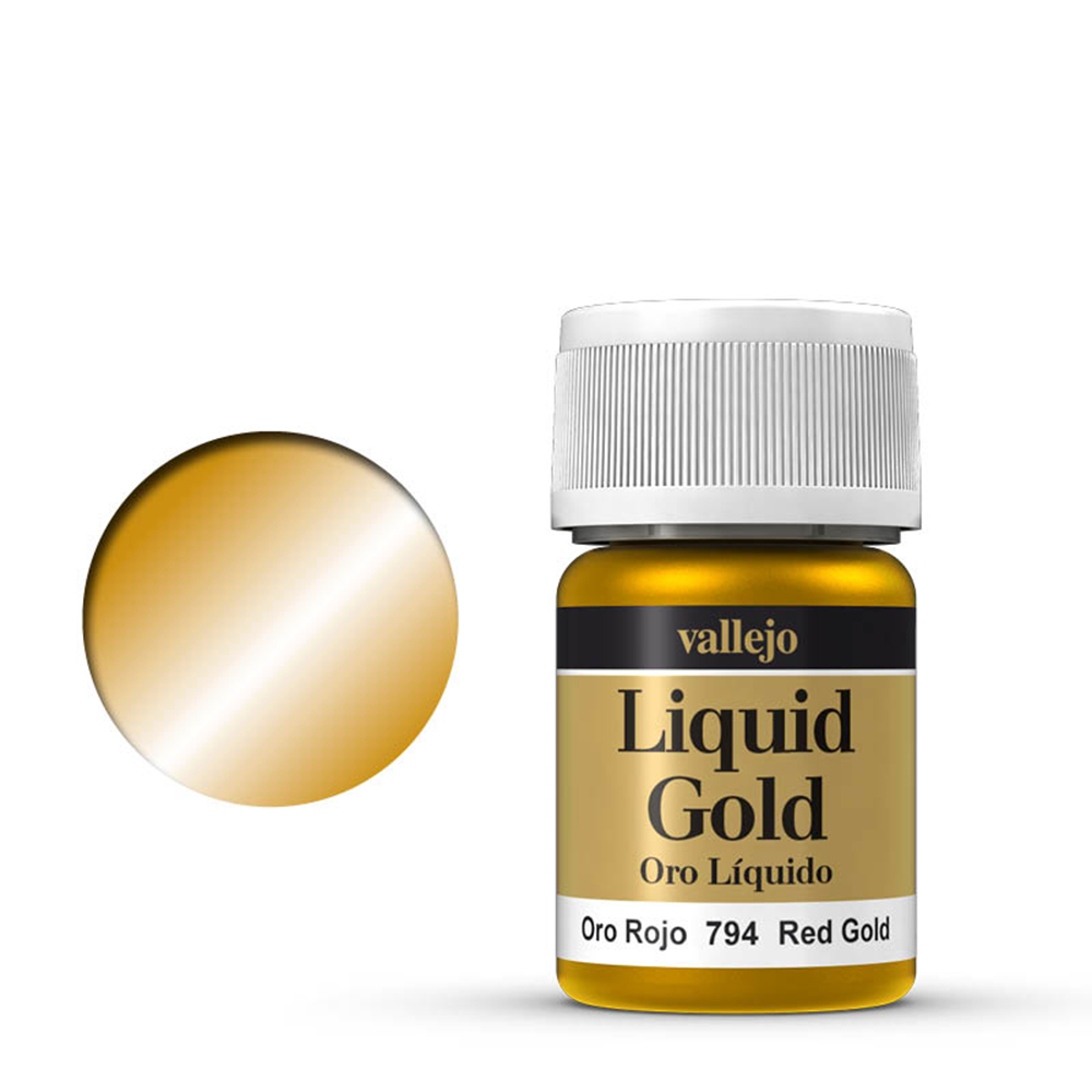 Liquid Red Gold Vallejo 70794