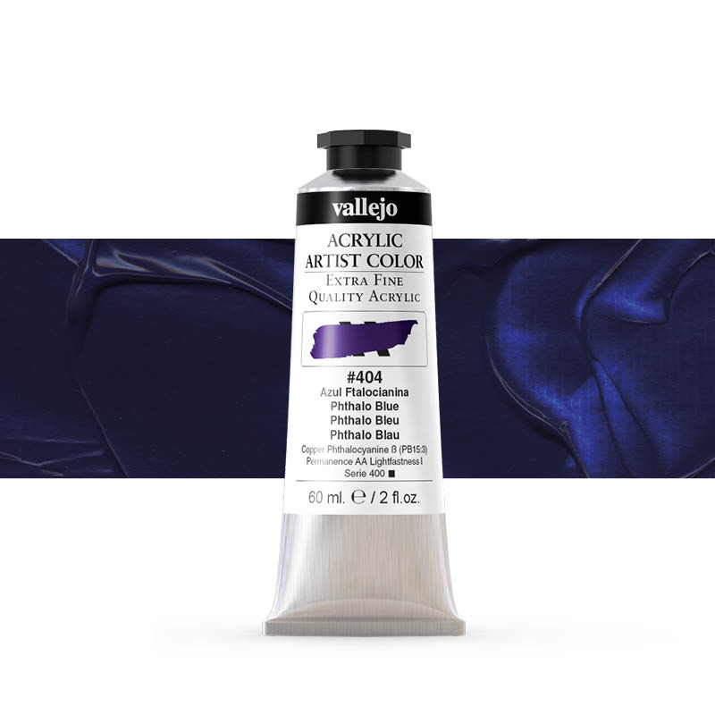 16404 Acrylic Artist Color Vallejo Phthalo Blue 60ml