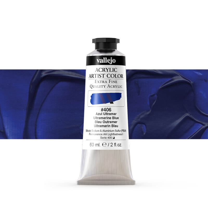 16406 Acrylic Artist Color Vallejo Ultramarine Blue 60ml