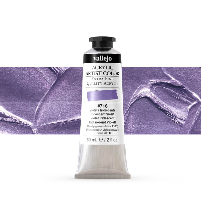 16716 Acrylic Artist Color Vallejo Iridescent Violet 60ml