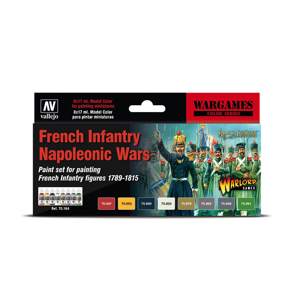 70164 French Infantry Napoleonic Wars Paint Set