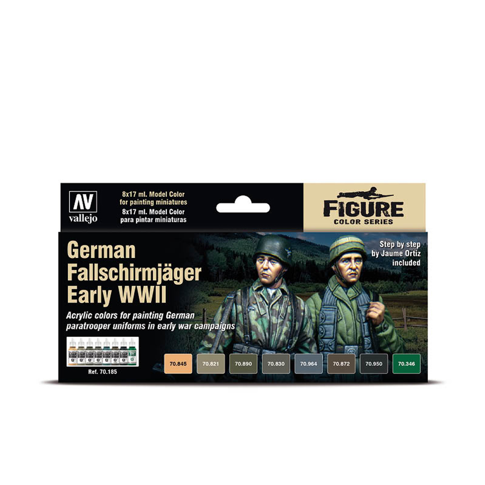 70185 German Fallschirmjager Early WWII Paint Set