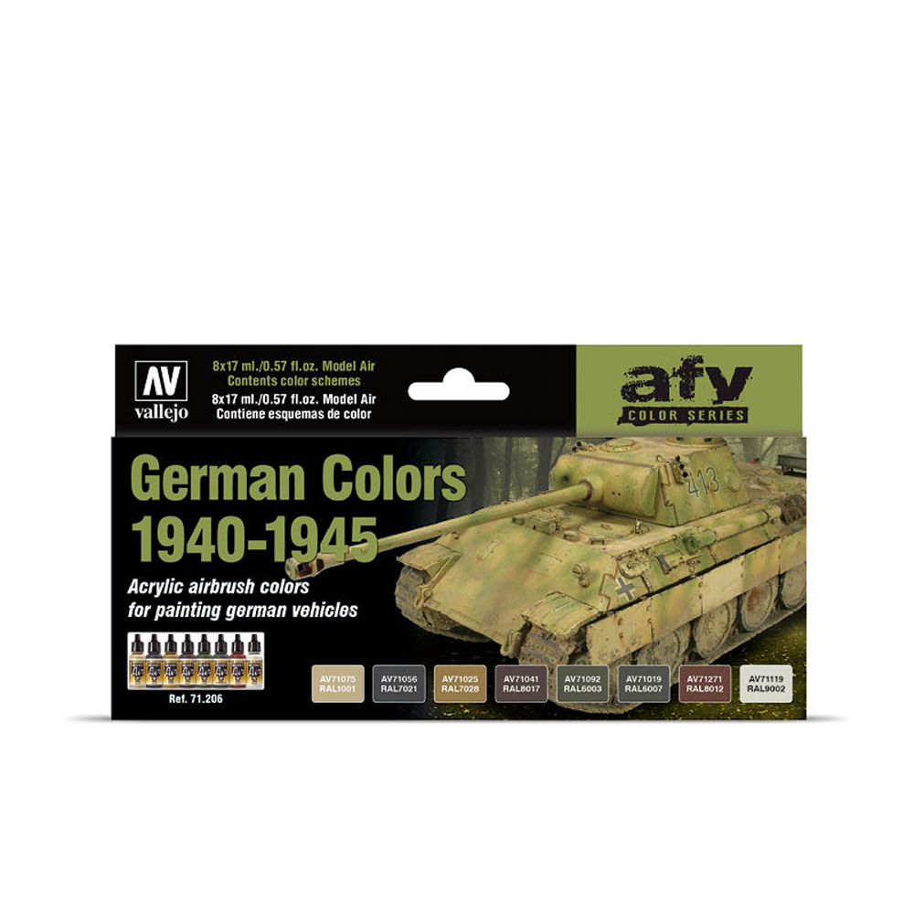 71206 German Colors 1940 1945 Paint Set